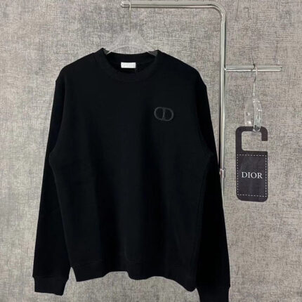 DIOR High-quality pure cotton triangle logo sweatshirt