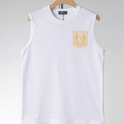 Ralph Lauren pure cotton sleeveless men’s vest High - definition digital printing process