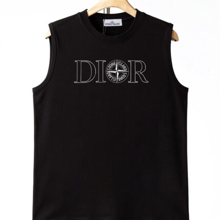 Stone Island pure cotton sleeveless men’s vest High - definition digital printing process