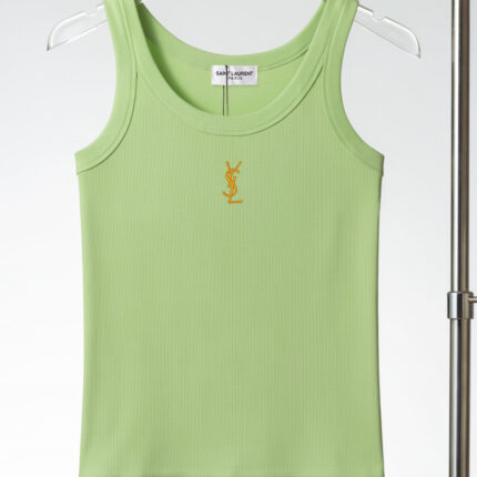 Saint Laurent women's sleeveless vest, exquisite embroidery