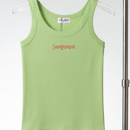 Saint Laurent women's sleeveless vest, exquisite embroidery