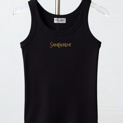 Saint Laurent women's sleeveless vest, exquisite embroidery