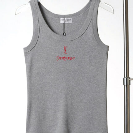 Saint Laurent women's sleeveless vest, exquisite embroidery
