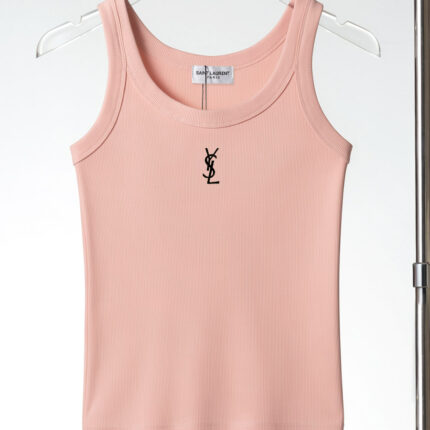 Saint Laurent women's sleeveless vest, exquisite embroidery
