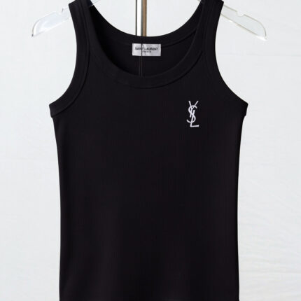 Saint Laurent women's sleeveless vest, exquisite embroidery