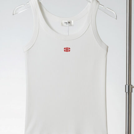 CELINE women's sleeveless vest, exquisite embroidery