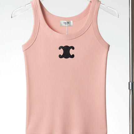 CELINE women's sleeveless vest, exquisite embroidery