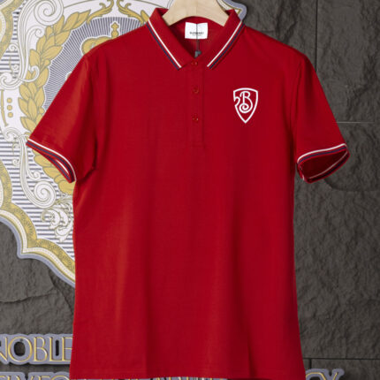 Burberry Polo Shirt, Unisex, Breathable and Comfortable exquisite embroidery