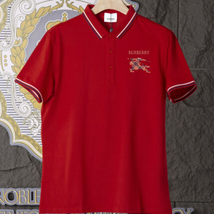 Burberry Polo Shirt, Unisex, Breathable and Comfortable High - definition digital printing process