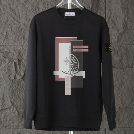 Stone Island Light - weight sweatshirts thickened sweatshirts High - definition digital printing process