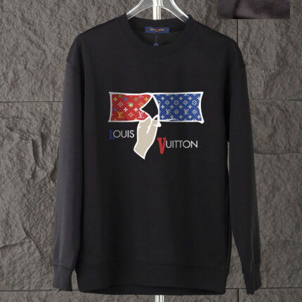 Louis Vuitton Light - weight sweatshirts thickened sweatshirts High - definition digital printing process