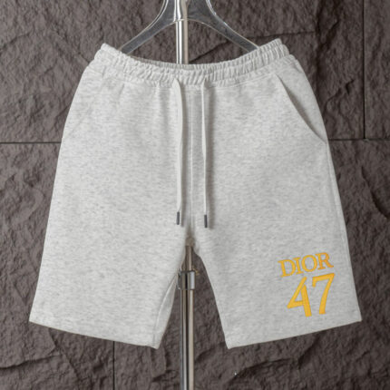 Dior Unisex Exquisite embroidery  Shorts