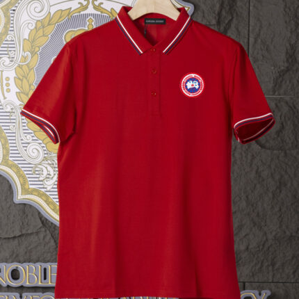 Canada Goose Polo Shirt, Unisex, Breathable and Comfortable Exquisite embroidery