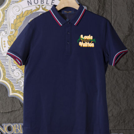 Louis Vuitton Polo Shirt, Unisex, Breathable and Comfortable High - definition digital printing process