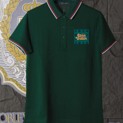 Louis Vuitton Polo Shirt, Unisex, Breathable and Comfortable High - definition digital printing process
