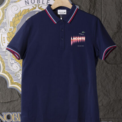LACOSTE Polo Shirt, Unisex, Breathable and Comfortable High - definition digital printing process