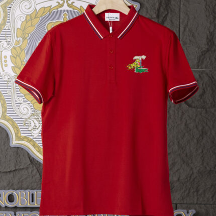 LACOSTE Polo Shirt, Unisex, Breathable and Comfortable High - definition digital printing process