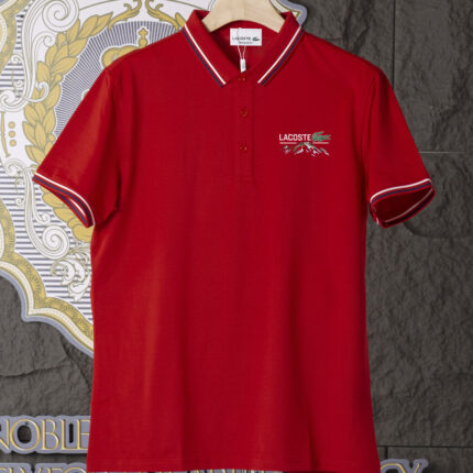 LACOSTE Polo Shirt, Unisex, Breathable and Comfortable High - definition digital printing process