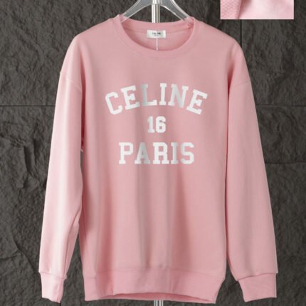 CELINE Light - weight sweatshirts thickened sweatshirts High - definition digital printing process